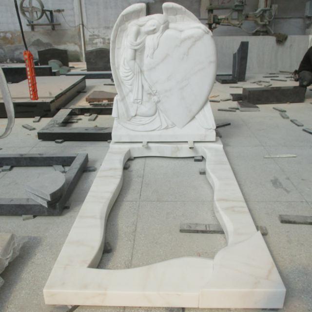 Premium Pure White Marble & Crystal White | Natural Stone‎ Monument from LINSTONE 
